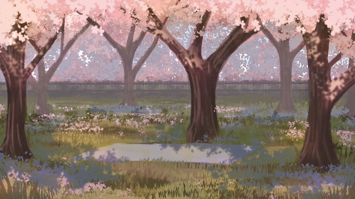 kronoprism's tweet photo. It's hanami season! 🌸

Have you gone out to see the cherry blossoms yet?

=====================

#ScrapbookMemoriesVN is a free-to-play #Luxiem dating sim coming this Spring! https://t.co/vBG6bBtILl