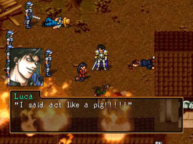 Luca Blight has to be one of the most detestable characters in any game ever.