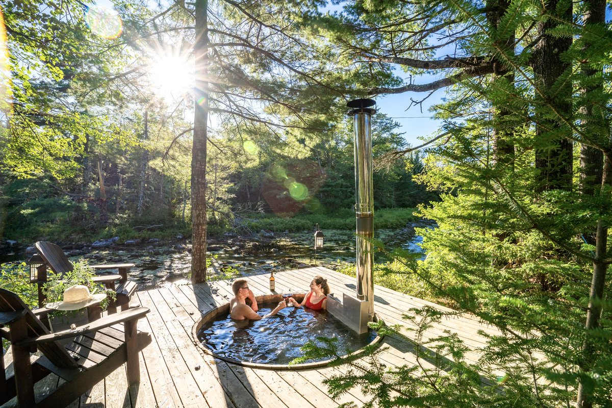 Throwback to romantic sunny days ☀️ 💕

Don’t miss our Season Opening Specials and save up to 30% off from May 17th to June 26th! Weekends still available 🥳

Tag your adventure partner and start planning your escape today! 

#troutpointlodge #novascotia 
#backtonature