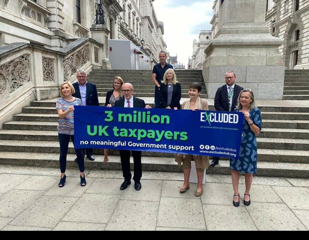 ExcludedFighter's tweet photo. Another day of campaigning to get recognition for millions of small businesses, workers and their families is a wrap.

The @ExcludedUK #ExcludedUK would like to thank all our supporters who are helping highlight this horrid National Scandal by @RishiSunak
https://t.co/aQMOto00wj https://t.co/rGL9qNWJ6g
