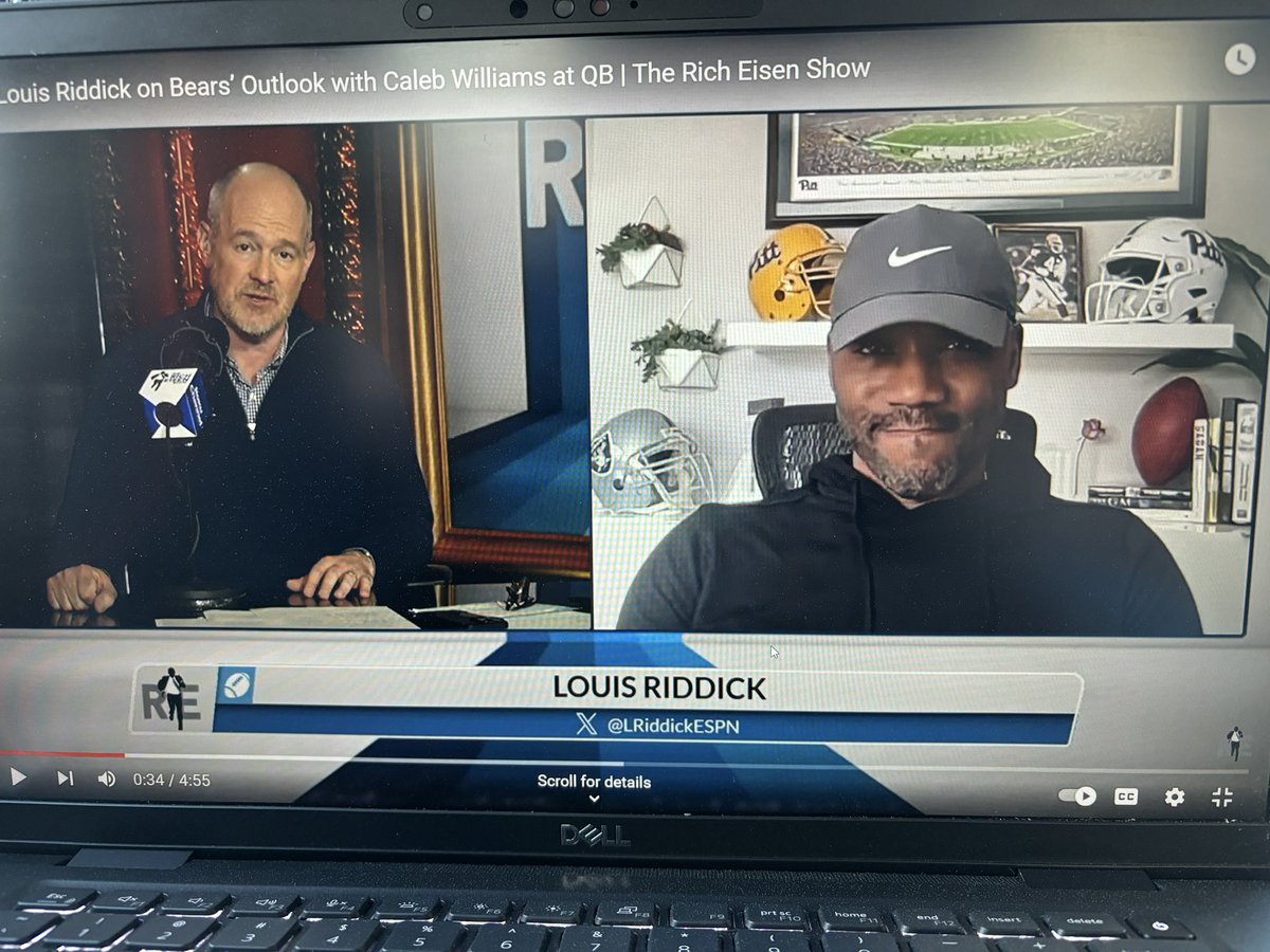 danbarrins's tweet photo. As a Bears fan, the last few months have been A LOT! Through all the mess, all the bull….there are 2 people I’ve been interested in hearing out. They are consistent, fair, and most of all humble. They are experts…but don’t claim to be. These two. @LRiddickESPN @richeisen https://t.co/Q935O6a4ae