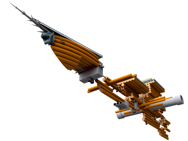 It is a legend no one will forget.

I finally went and uploaded my old 2010 Doomship model! (The anchor and figurehead were added in 2021.) I looked at a lot of SMB3 cartoon episodes to get all the details right.
#3dArt #SuperMario

OBJ/DAE: models-resource.com/custom_edited/…