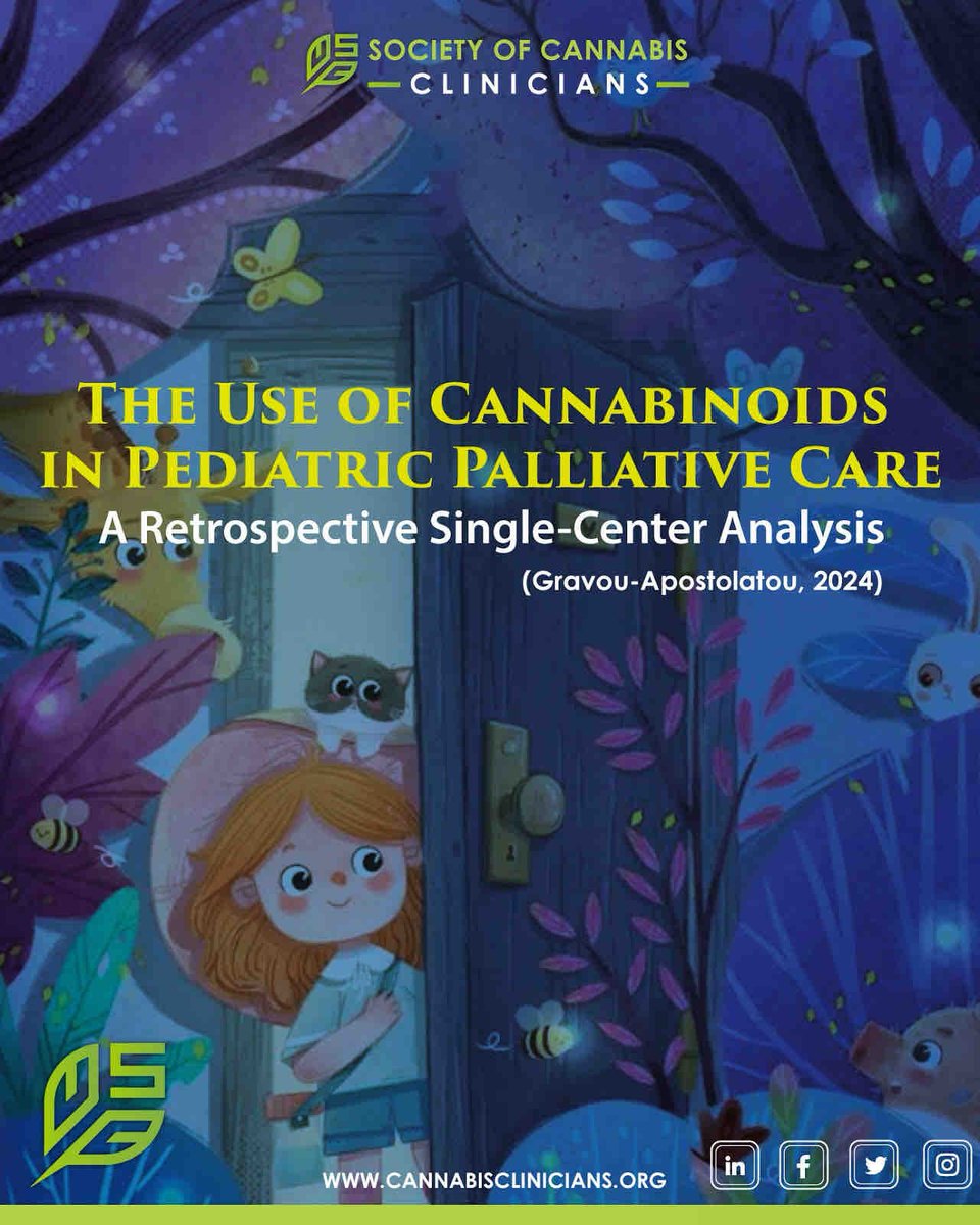 CannaClinicians's tweet photo. 🌿#Cannabinoids are now frequently administered in pediatric palliative care, they seem to be safe to use and should be considered an add-on therapy for other drug regimens.
https://t.co/bg4whSKlhN https://t.co/GyONZi517q