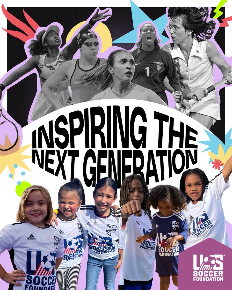 Inspired by the trailblazers that came before, we're proud to support the next generation of leaders! Join us in celebrating the incredible achievements of these legends and how they inspire young girls to dream big on and off the pitch. ⚽🌟 #WomensHistoryMonth