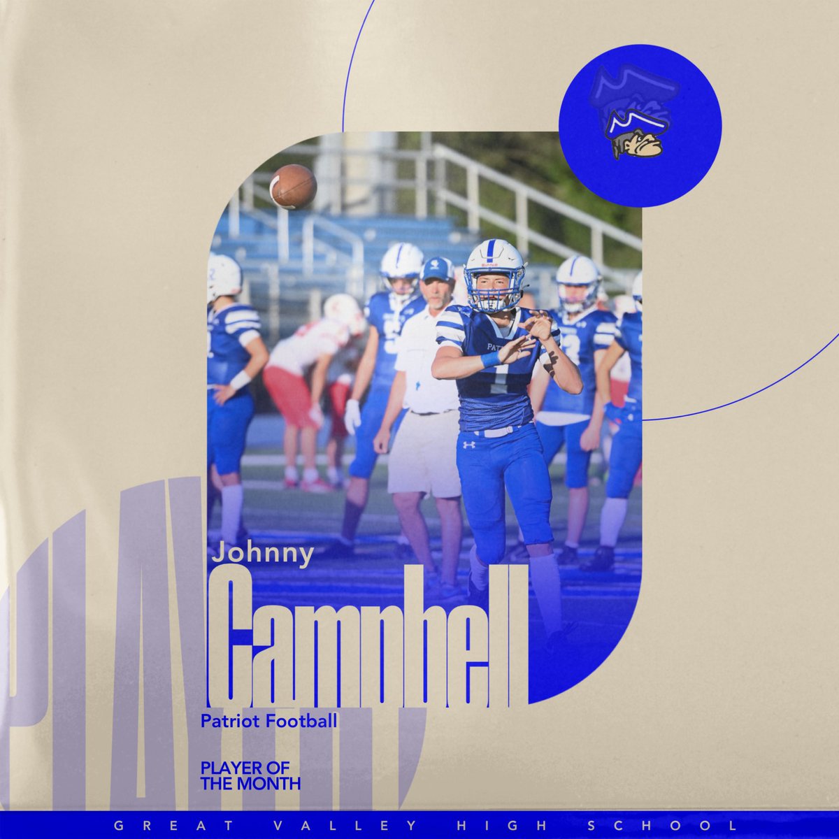 GVFootball (@greatvalleyfb) on Twitter photo Johnny Campbell is the athlete of the month. Pound for pound strongest player on the team with the highest strength index. 215 lb clean; 445 deadlift, 345 squat, 255 bench. #hardwork <a href="/johnnycamp2025/">Johnny Campbell</a> Johnny Campbell is the athlete of the month. Pound for pound strongest player on the team with the highest strength index. 215 lb clean; 445 deadlift, 345 squat, 255 bench. #hardwork <a href="/johnnycamp2025/">Johnny Campbell</a>
