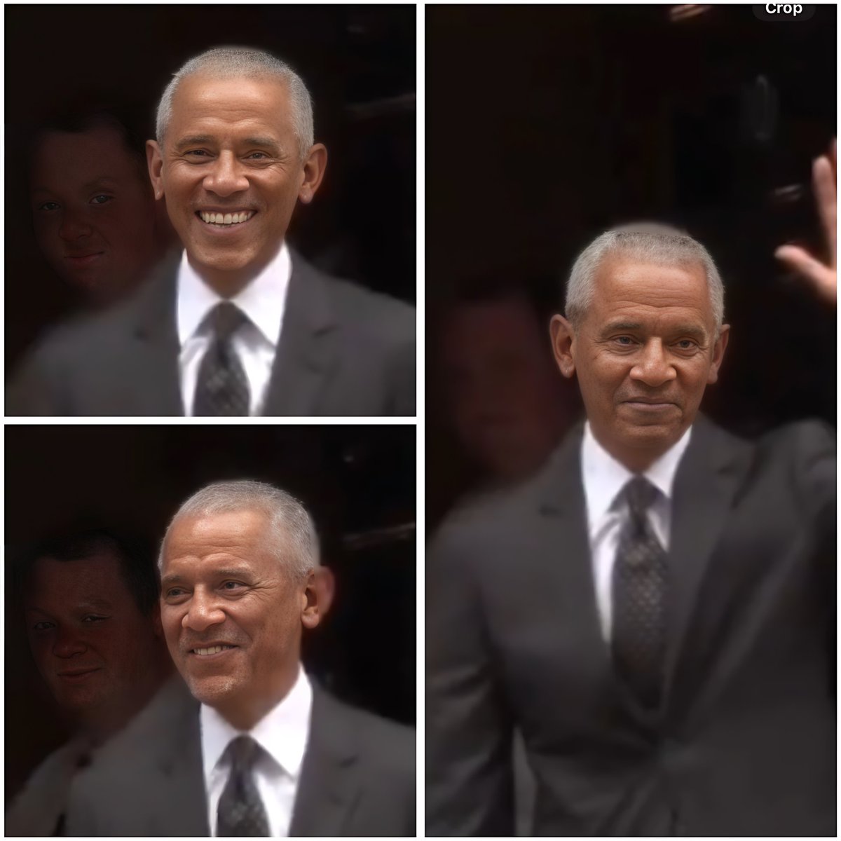 illuminLatin's tweet image. Recientemente se difundió la noticia de que el Ex Presidente de los Estados Unidos de América🇺🇲, Barack Obama, habría realizado este lunes una visita sorpresa al primer ministro británico, Rishi Sunak.🇬🇧
Pero.. ¿notas algo raro? En verdad era Obama?
#fakeObama #BarackObama