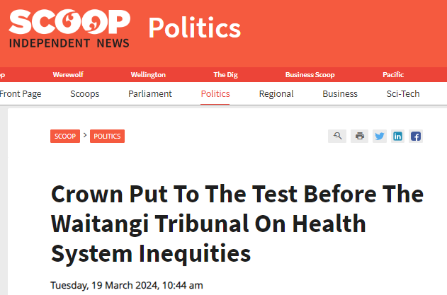 KohaoTe's tweet photo. #PĀNUI  
The ongoing battle for justice through achieving fair and equitable Māori health outcomes is far from over with the Crown. Two key new developments are now happening in the Waitangi Tribunal. #WAI2575 #WAI3307 
➡️Read more here: https://t.co/LU9WKAkehA https://t.co/ulYEqYsYnb