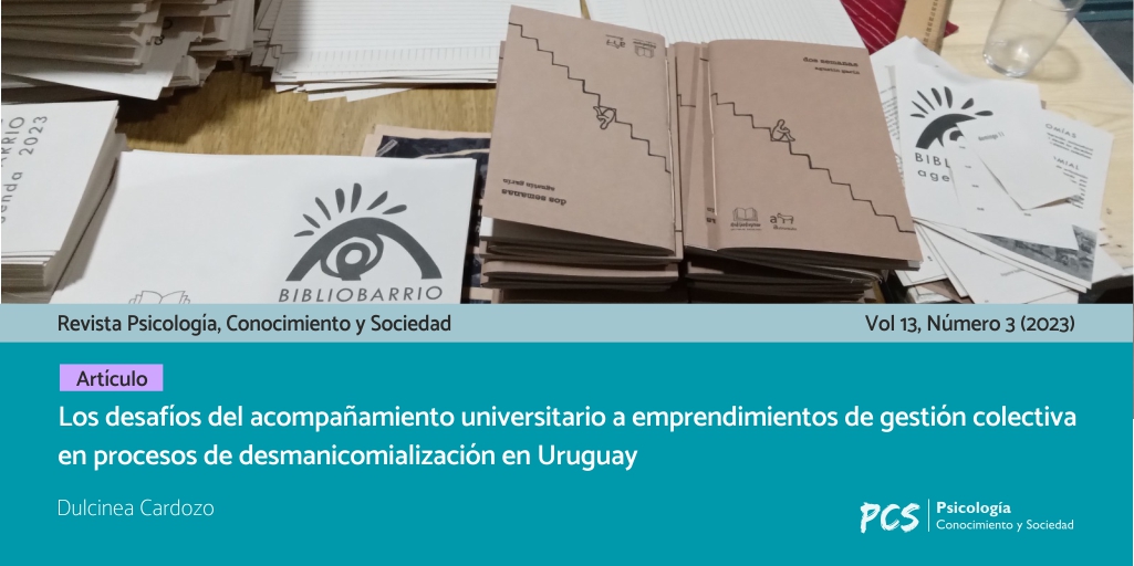 Revista Psicología, Conocimiento y Sociedad tweet media