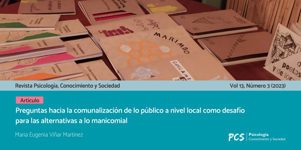 Revista Psicología, Conocimiento y Sociedad tweet media