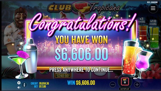Feeling lucky at CLUB TROPICANA!  Ready to win big at the casino? Follow these steps:  1️⃣ Register on<a href="/tag/giveaway"class="tags"><span>#giveaway</span></a><a href="/tag/casino"class="tags"><span>#casino</span></a><a href="/tag/bcgame"class="tags"><span>#bcgame</span></a>