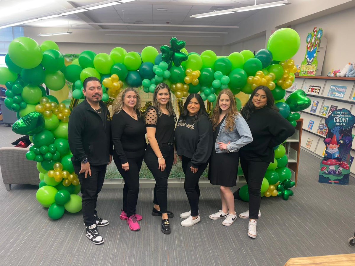 Seriously so lucky to be on a team of amazing human beings! 🍀 <a href="/AVillanueva_PHE/">Alyssa Villanueva</a> @jrivas_phe <a href="/MRivera_PHE/">M. Esther Rivera</a> @RSuarez_PHES Burciaga 
MP4 #fifthfam is ready for you!  <a href="/PurpleHeart_ES/">Gloria Aguirre</a> 💜