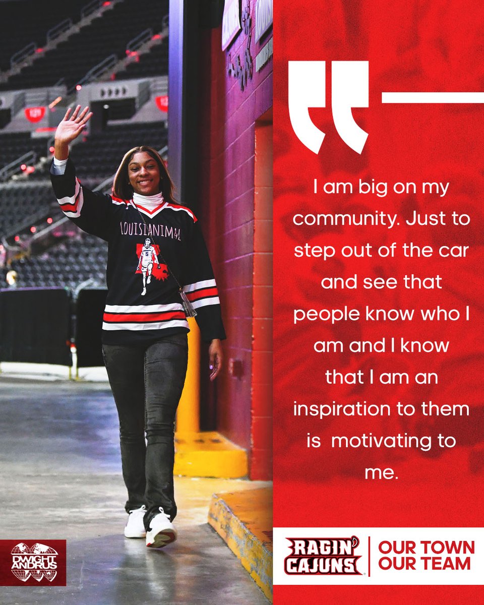 RaginCajuns's tweet photo. 𝐋𝐨𝐮𝐢𝐬𝐢𝐚𝐧𝐚 𝐔𝐧𝐋𝐢𝐦𝐢𝐭𝐞𝐝: Giving Back to Her Community

📰 https://t.co/1dhahxDd9Q

#GeauxCajuns | #OurTownOurTeam | @DWAInsurance https://t.co/QW6VTlWxJN