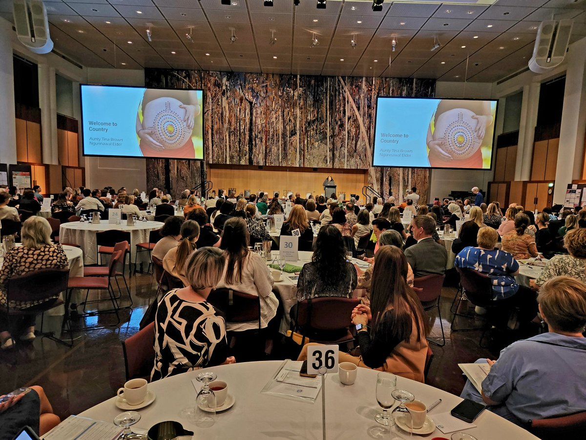 A powerful Welcome to Country by Ngunnawal Elder, Tina Brown, to open the #everyweekcounts National Collaborative Showcase in Canberra. The line “We are all warriors for preterm birth prevention” is about as fitting as it gets. @TheIHI @SaferCareVic @WomensHealthAU @WIRFWA