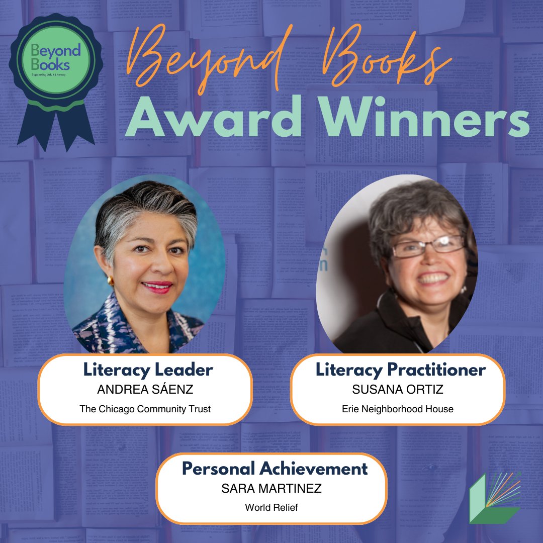 scalelit's tweet photo. We are thrilled to recognize these amazing women as our Beyond Books award winners π Come celebrate them with us this Thursday, 3/21! Get your tickets & learn more about this year's winners at https://t.co/KOmhPXTziv #bb24 #BeyondBooks #adultedmatters #chicagononprofits https://t.co/llWXjMRmre