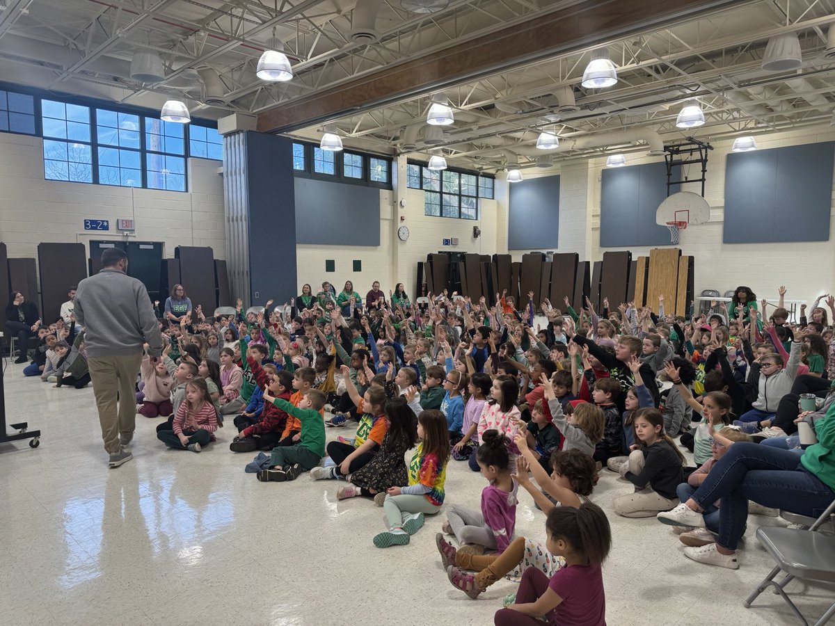 Our Roadrunners had their first PBIS assembly today. A big shout out to all the staff members who volunteered to participate in the assembly, especially Mr. Pursell for leading Voice Levels Jeopardy! #RoadrunnersareKind