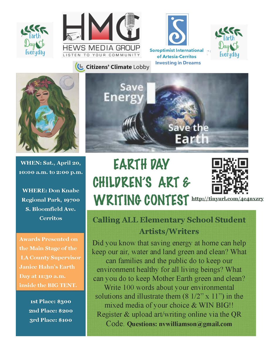 Calling all Elementary School Student Artists/Writers
Please see the link for an opportunity to enter into an Art &amp; Writing contest.