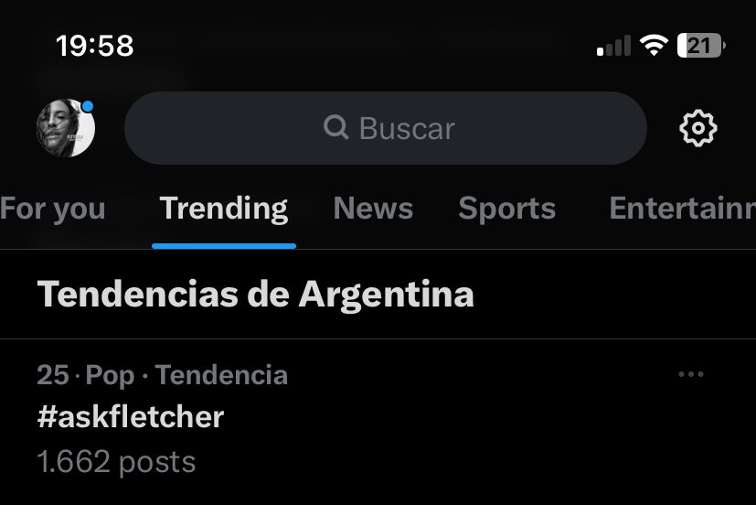 FLETCHER_arg's tweet photo. #askfletcher en las tendencias de Argentina 😱 https://t.co/lIIadE5iha