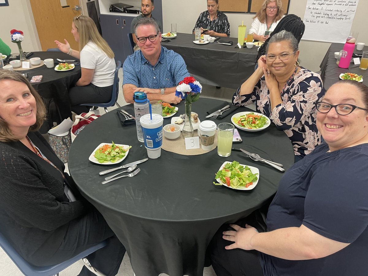 Wonderful day with our ELA coaches at Fivay HS. We were treated to a wonderful Italian lunch by the FHS Culinary students and were also able to get into classrooms to see quality instruction. Thank you <a href="/SarinaAlves/">Sarina Alves</a> and <a href="/Principal_Fivay/">Erik Hermansen</a> for being amazing hosts