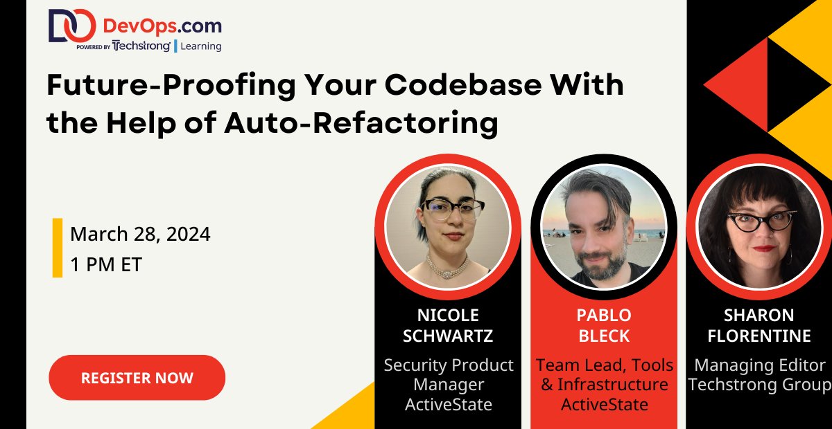 Discover the secrets to future-proofing your codebase and erasing technical debt. Join us on March 28th for expert insights. Register now: webinars.devops.com/a-stitch-in-ti… #DevOps #CodeQuality #TechnicalDebt
