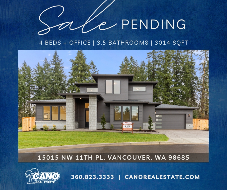 CanoRealEstate's tweet image. PENDING on this gorgeous home by Glavin Homes in Martin Meadow. Contact us today for more information on what's available and a private tour of Martin Meadow in Salmon Creek.

bit.ly/3wXVATF

Cano Real Estate  |  360.823.3333

#salepending #realestate #martinmeadow