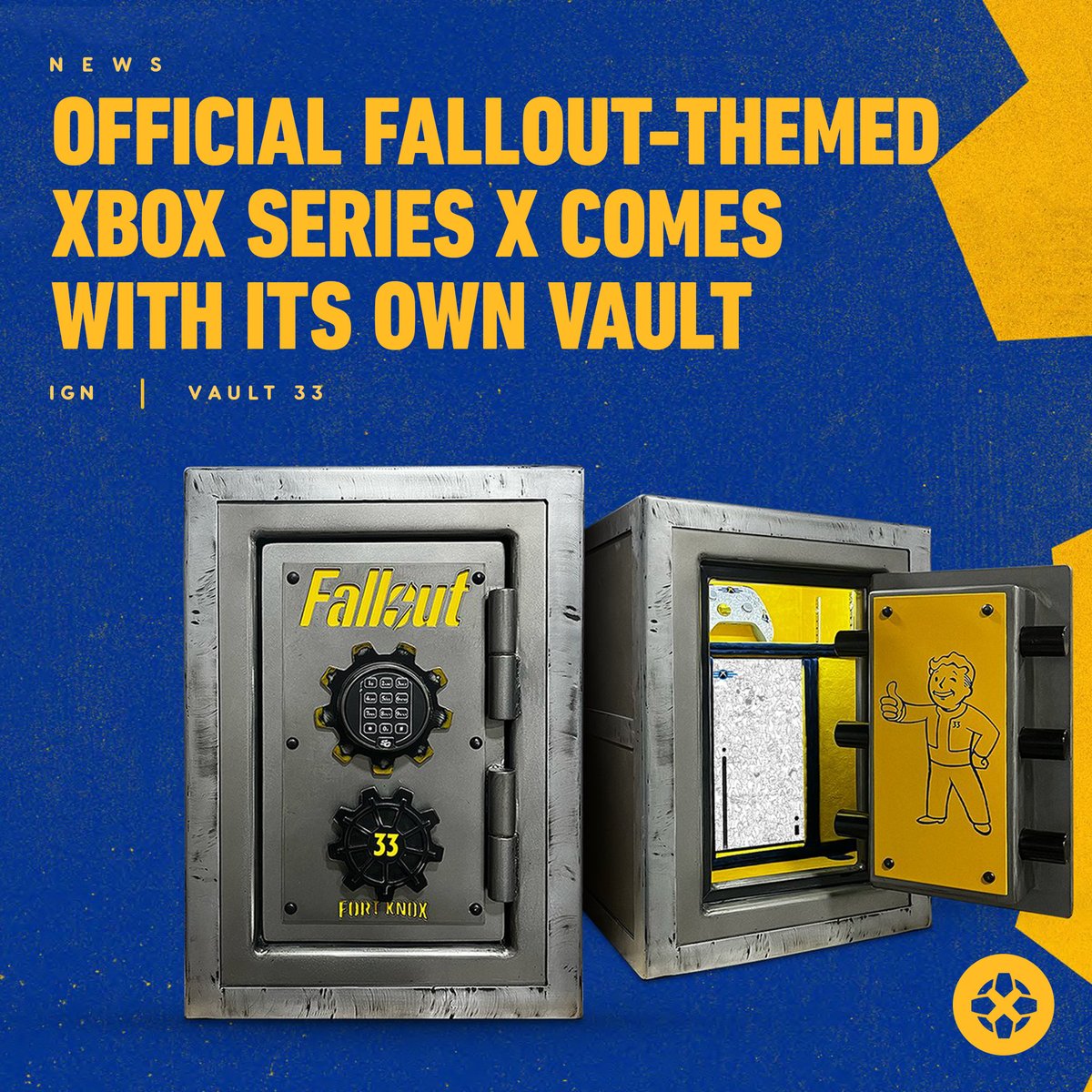 In celebration of Amazon's Fallout series premiering on April 11, Microsoft is giving away a custom Xbox Series X with a controller and a vault to keep the hardware in. bit.ly/3VnA5FP