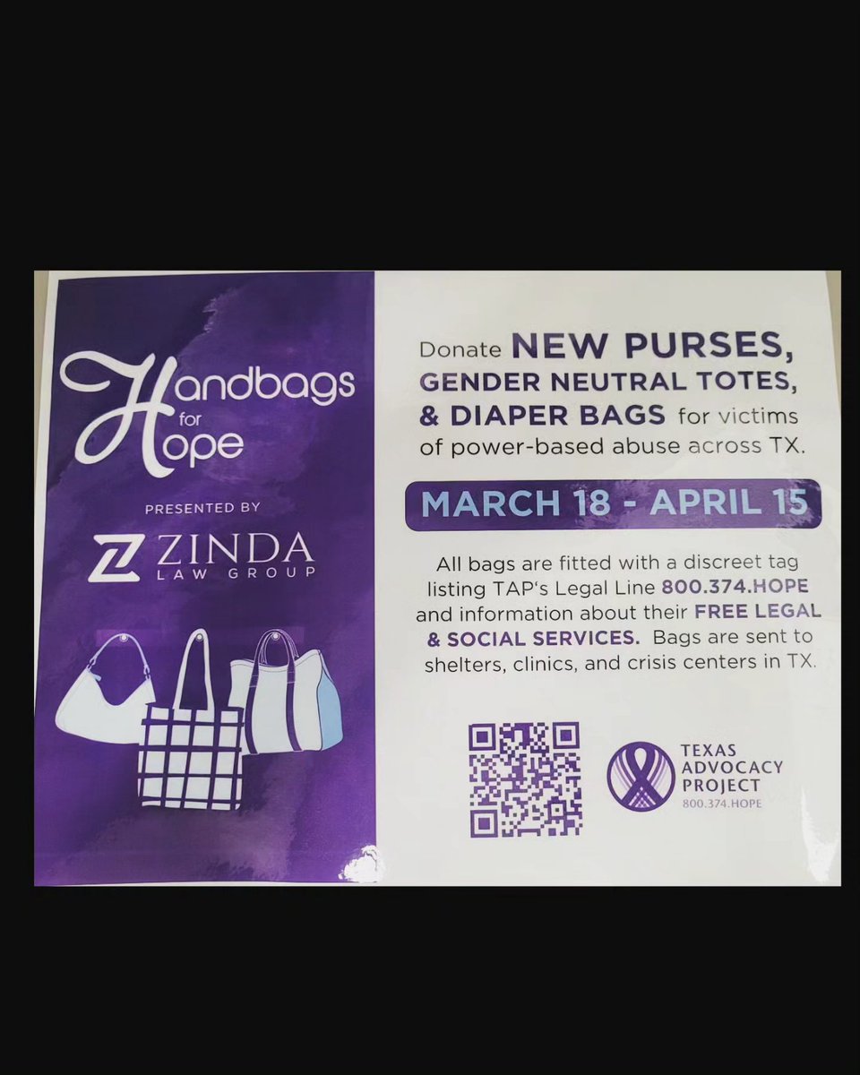 pct_as's tweet photo. 💜 Handbags for Hope 💜

#texasadvocacyproject 
https://t.co/Jwse3KfeMP https://t.co/BjV0ttBPd7