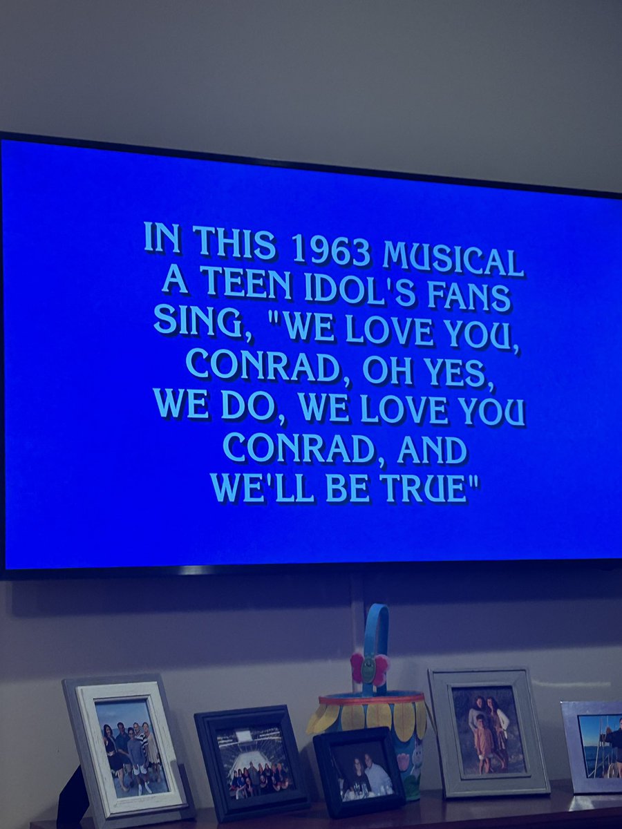gacquilano's tweet photo. I think Jeopardy meant to say “In this 2024 SIA musical…” https://t.co/u29GM5Cy60