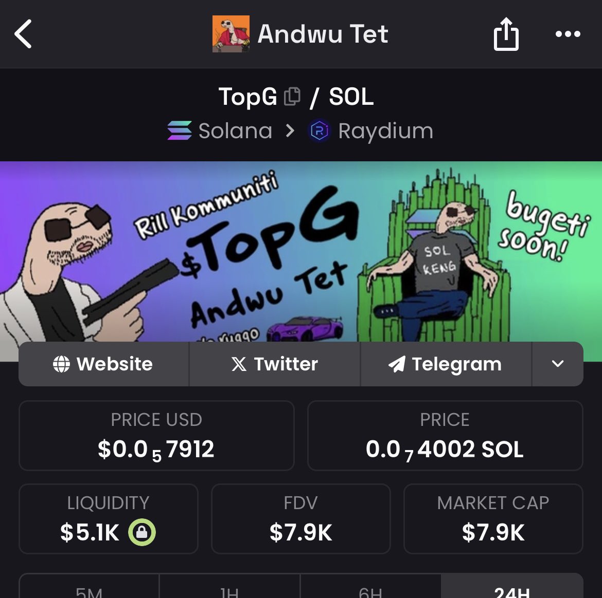 gluttonsee's tweet photo. @Cobratate the real $topg https://t.co/7Ei7riXklY
