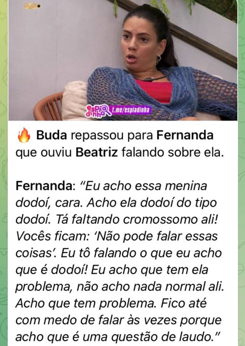 MeGustaReality's tweet photo. De longe a participante mais BAIXA que já pisou no Big Brother em 24 edições....
#BBB24 https://t.co/2Z7XqlAXIn