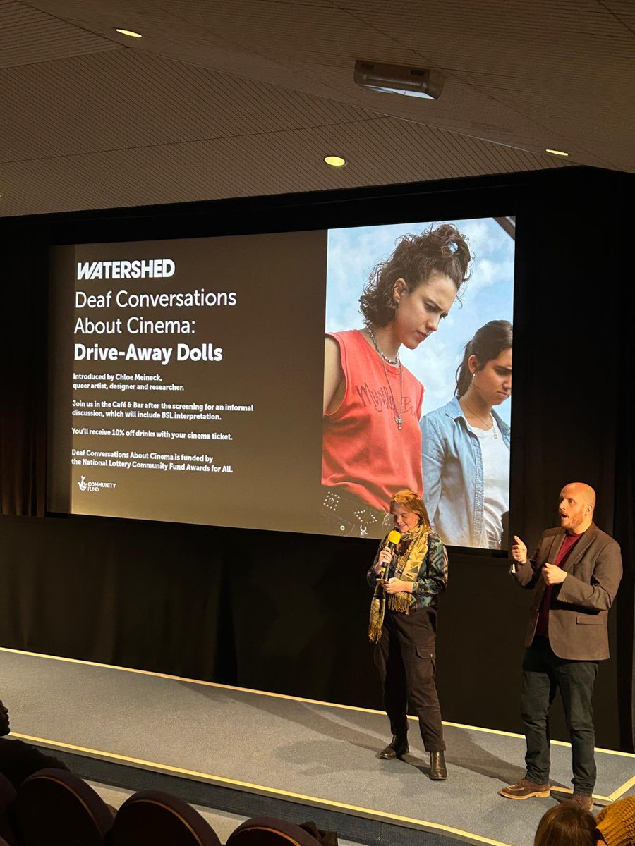 davidellingt_n's tweet photo. Unexpected large number of attendees but great night #DCAC @wshed along with @ChloeMeineck, really deep conversation highlighting on queer/lesbian representations, original title of the film (Dolls instead of Dykes), non-hardcore scenes with comedy actions and editing effects! https://t.co/bXPkayNMFf