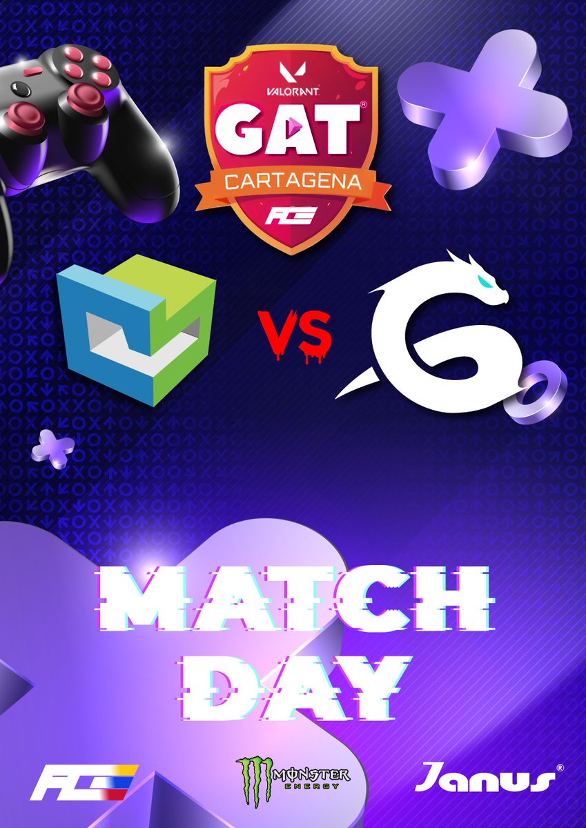 MATCH DAY vs <a href="/Gorgona_Esports/">Gorgona Esports</a>  jugamos los Qualys de la COPA GAT ACE de Valorant.
<a href="/gat_expo/">@GAT Gaming & Technology Expo</a> <a href="/ace_colombia/">Asociación de Clubes de Esports - ACE</a> 
Nuestro roster designado a defender este equipo será:
<a href="/soyySamm_/">Samm🇨🇴</a> 
<a href="/OL1MP0/">Olimpo🇪🇸🇨🇴</a> 
<a href="/SebasM44/">SebasM4</a> 
<a href="/MantequillaVAL/">Mante</a> 
<a href="/Josegxbo/">Josegxbo</a> 
<a href="/Danger_FPS/">Danger</a> 
<a href="/Santti02/">Liebe</a> 
Más sorpresas estan por venir...!