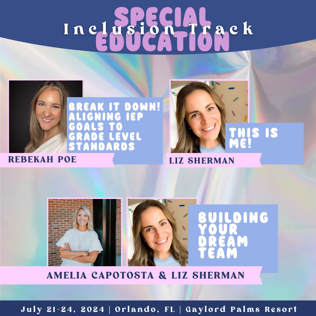 Swipe ↔️ to check out your 2024 #GYTOxOrlando Special Education Presenters and Sessions! To register, head to getyourteachon.com/orlando! #getyourteachon #spedteacher #specialeducationteacher #specialeducationteachers #specialeducationteachersrock