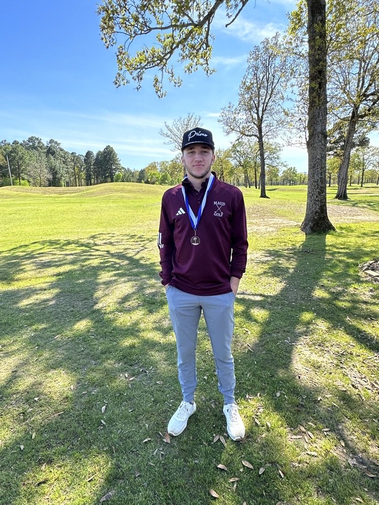We are so proud of our Maud Cardinal Golf Teams! Both teams did great today! Rip got 3rd place individually; way to go Rip!! ⛳️ #MaudTXISD #Back2Basics