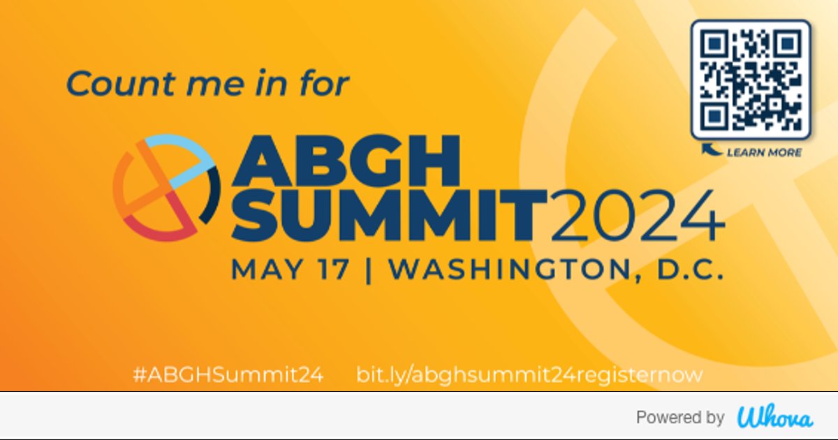 Hi! I'm attending ABGH Summit 2024 #abghsummit24 #blackingastro. Let's start connecting with each other now. @blackingastro - via Whova event app whova.com/whova-event-ap…
