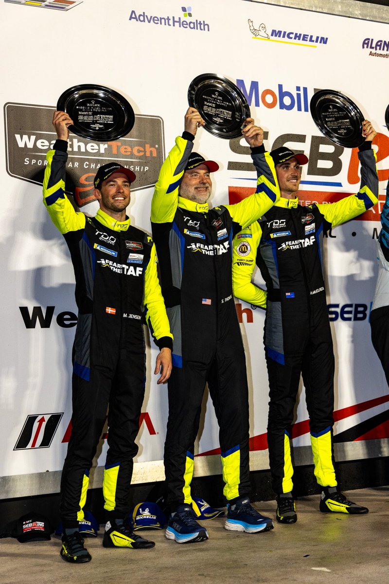 MikkelhJensen's tweet photo. Podium at 12 hours of Sebring!  
#Sebring12 #IMSA https://t.co/gaYdw5LZId