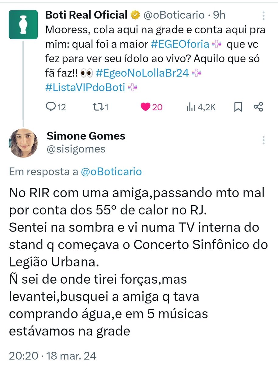 sisigomes's tweet photo. @oBoticario #ListaVIPdoBoti #EGEOforia #EGEOnoLollaBr24 https://t.co/75fOkUZMOT