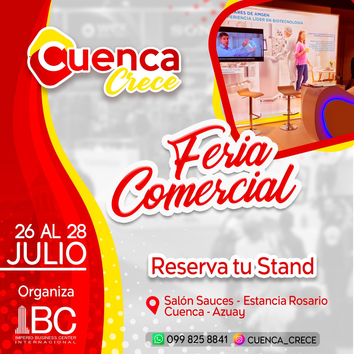 redmipymesec's tweet photo. Reserve con tiempo su stand!! Solicite información. .
@DisenaEcuador @AsomifEcuador @AsoHotelAzuay @Asocue @AsoArteZaruma @aseplasecuador @CoopCrediYa @CBcooperativa @cooplamerced @cooperativacrea https://t.co/b7yaLAVRrw