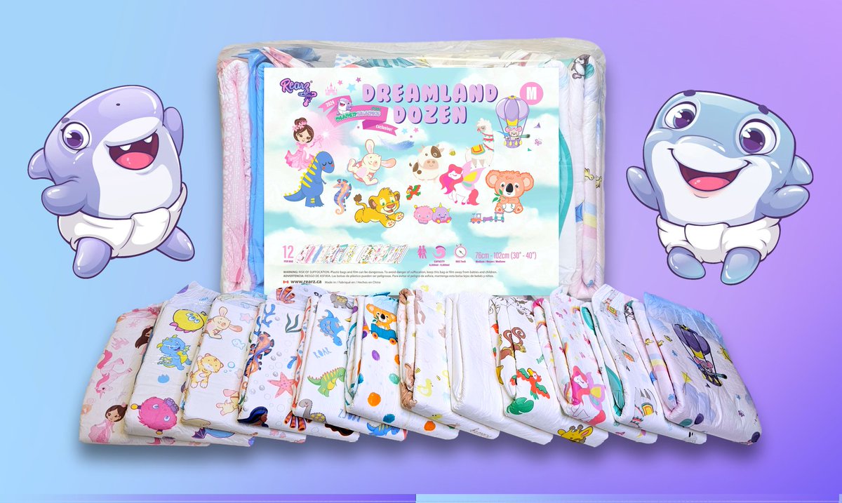 Many disposables are back in stock.  Including our 🎉EXCLUSIVE - Dreamland Dozen - @Rearz Variety Pack! 🎉

DiaperSharks.com

#ABDL #ABDLDiapers #AdultBabyDiapers #AdultDiapers #ABDLCommunity #DiaperLover #DDLG #AgePlay #AdultBaby #AdultBabies #DiaperSharks #Rearz
