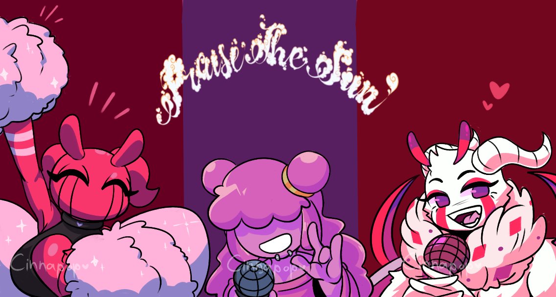 SBA2468's tweet photo. What's better than one?! Two pretty moth ladies!
Ladies, genties and theybies? We've won.
@HamsterBuds (Who isn't in the basement this time, made this amazing art of the girls!)
🩷💜❤️
#fnfretro #makuroma #sakuroma #fridaynightfunkin #FNF #fnfmod #fnfpts #fnfoc #fyp https://t.co/Ph8hS1U3Qy