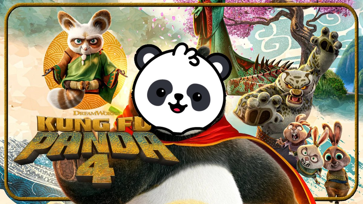 pandacoin_fi's tweet image. 🐼🎬 Excitement level: Kung Fu Panda 4 meets PANDA Coin! When Po discovers the world of crypto, chaos and comedy ensue. Is the Dragon Warrior ready to become the Dragon Investor? 🚀💥 #KungFuPanda4 #PANDACoin #PoGoesCrypto