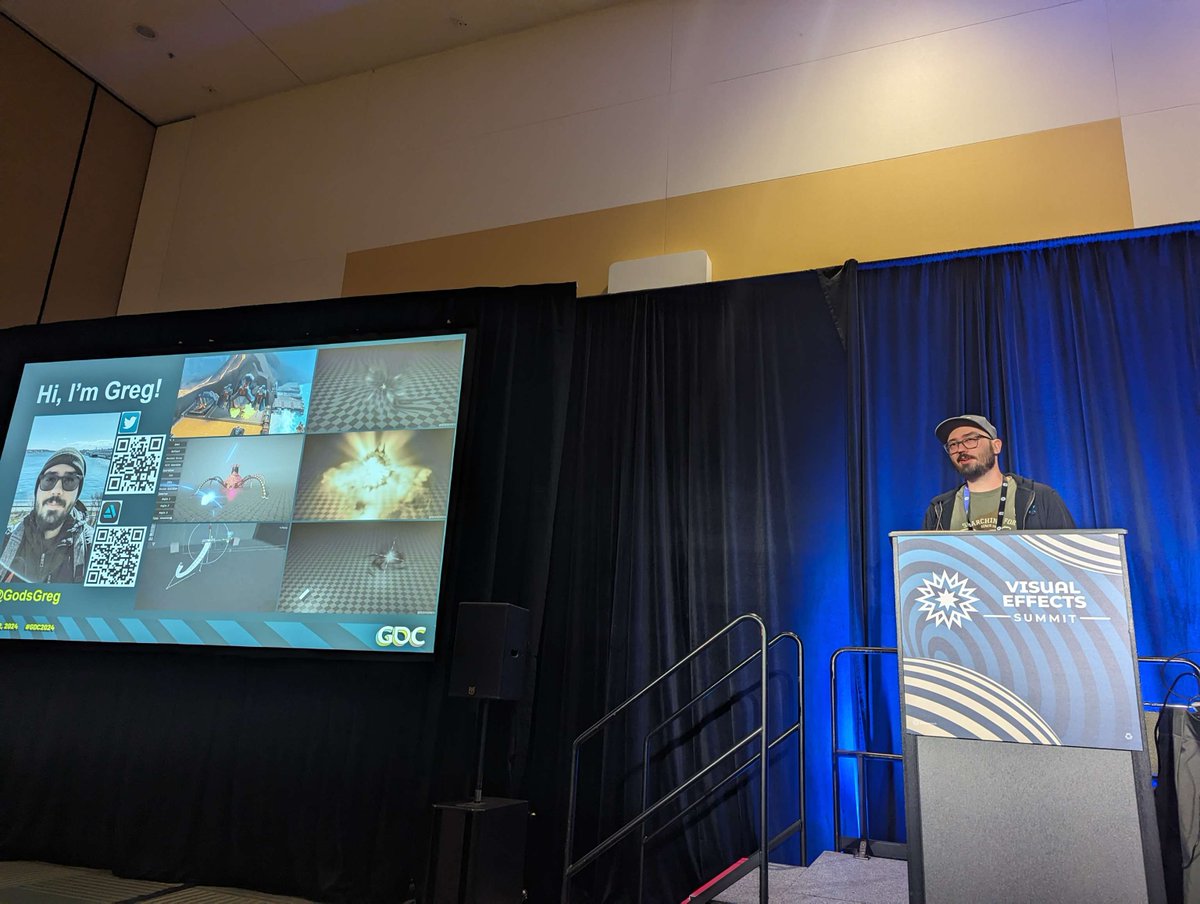 We're incredibly proud of Senior II VFX Artist <a href="/mahler_matias/">Matias Mahler</a> and Senior VFX Artist <a href="/godsgreg/">Gregory Oliveira</a> for giving a fantastic panel presentation to a packed house at the #VFXSummit at #GDC 💪👏

If you see them around this week, say hi!