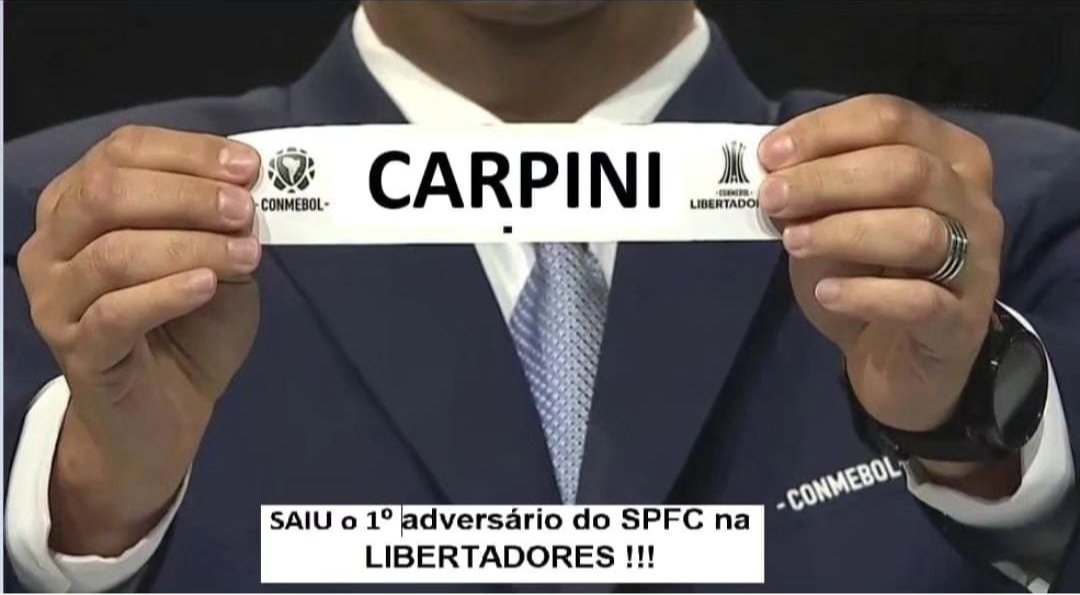 AlexBenedicto40's tweet photo. #Libertadores2024 saiu o primeiro adversário do São Paulo Futebol Clube na libertadores https://t.co/sxBW55yV4P
