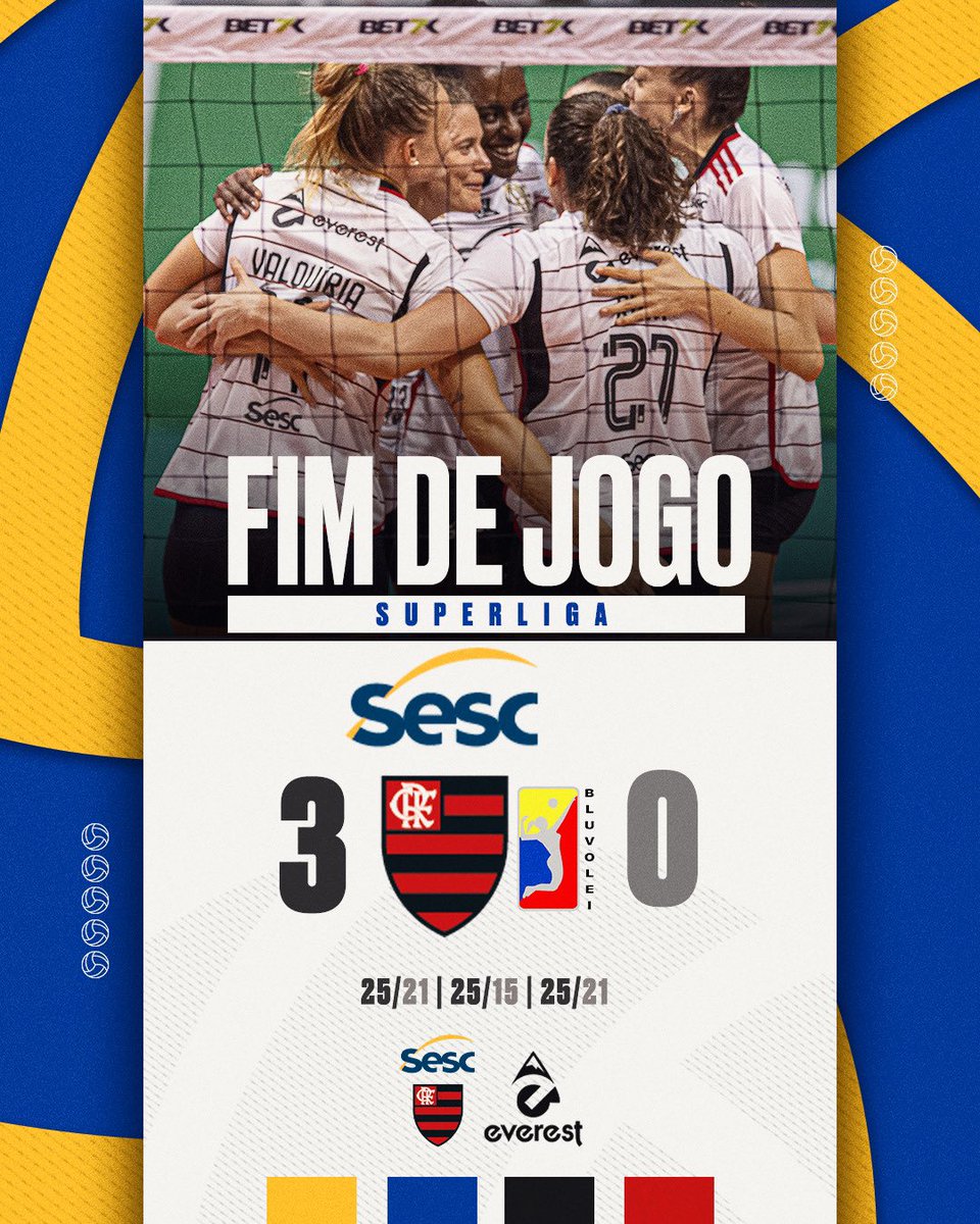 DominioRubroN's tweet photo. O #SESCRJFLAMENGO DOMINA E VENCE O BLUVÔLEI POR 3 SETS A 0. O LÍDER ISOLADO DA SUPERLIGA CHEGA A INCRÍVEIS 58 PONTOS!
#flamengo https://t.co/mngxs9jmGJ