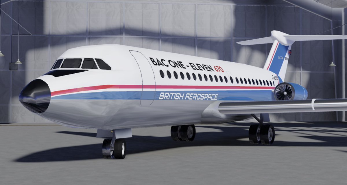 Keol_TheDev's tweet photo. Introducing the BAC 1-11 😎🤘
#ROBLOX #RobloxDev https://t.co/TCckc7t9Bd