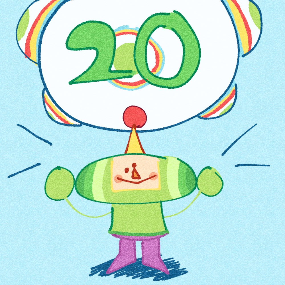 Fuzzypickles240's tweet photo. Happy 20th to one of my favorite game series of all time, Katamari Damacy! :] #katamaridamacy https://t.co/xnzpaoaP4z