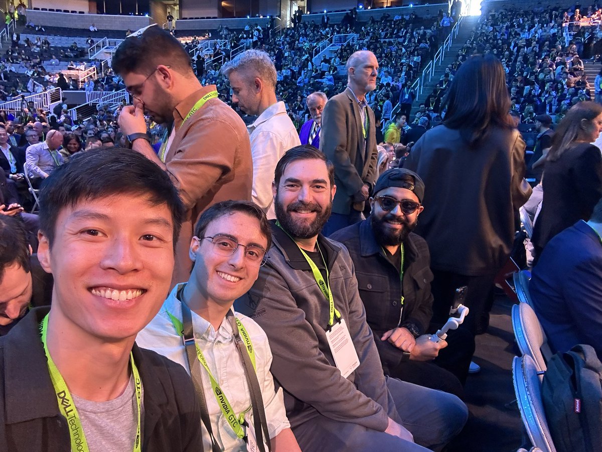 So awesome to watch the GTC keynote with @mreflow @bilawalsidhu @MattVidPro !