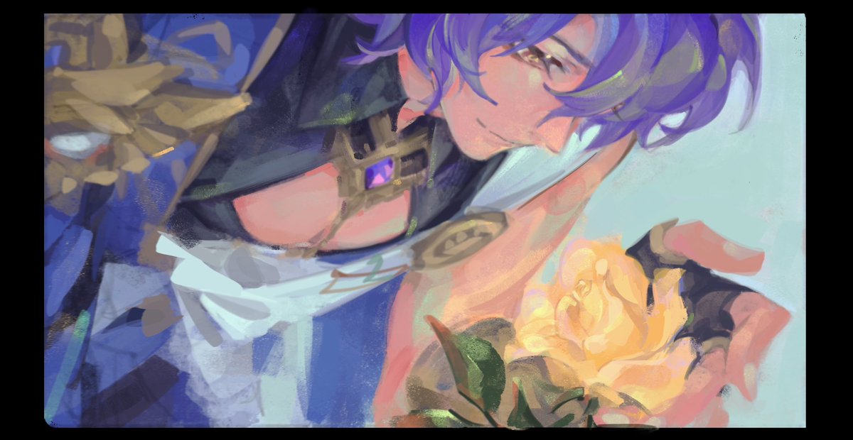 DecaM0702's tweet photo. #HonkaiStaiRail #aventio #Aventurine #DrRatio 
黄玫瑰与紫鸢尾 https://t.co/VsMseekCQI