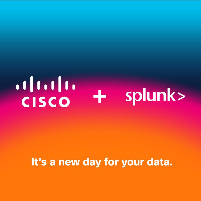 We’re excited to share that Splunk is now part of Cisco. Enabling our customers to use their data in more powerful ways. cs.co/6011kWLA1