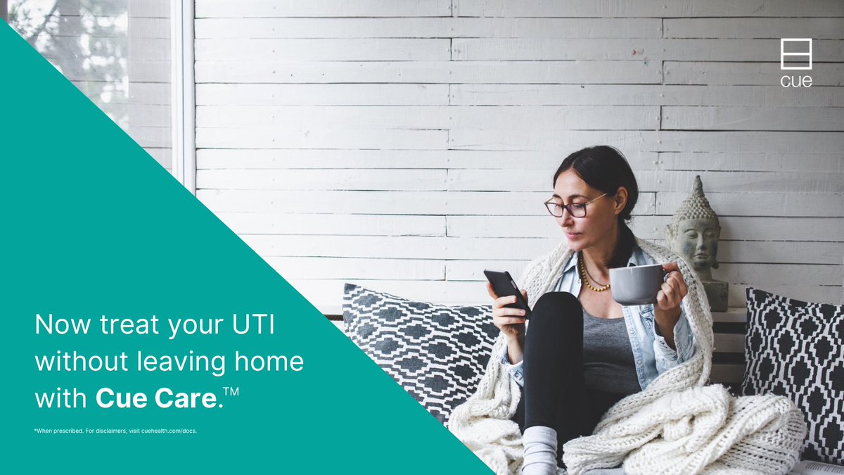 When you have a UTI, one of the most urgent questions is, “How fast can I get treatment?” With same-day delivery of prescription medication, Cue Care enables you to quickly treat a UTI from the comfort and privacy of home. Learn more: spr.ly/6010kW4wy