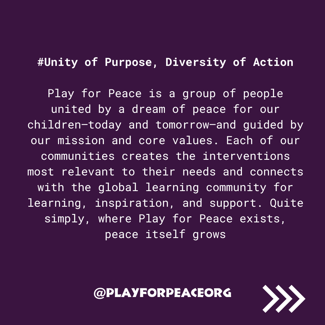 Play for Peace tweet media